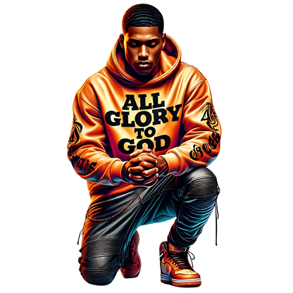 All Glory To God Urban Graphic Hoodie