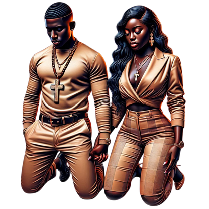 Praying Couple Graphic Tee