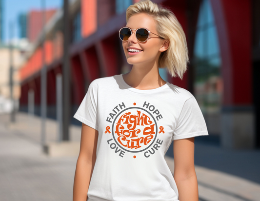 Leukemia Symbol of Hope Graphic Tee