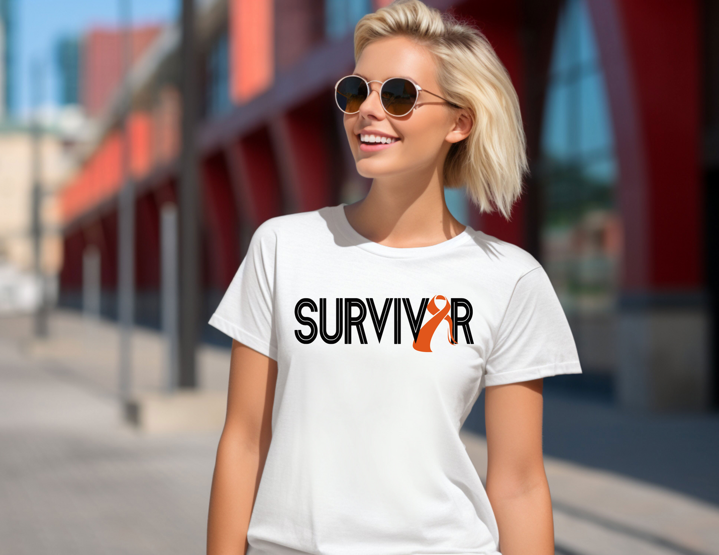 Leukemia Survivor Printed Tee