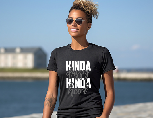 Kinda Classy, Kinda Hood Printed Tee