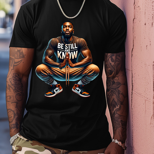 "Be Still And Know" Urban Graphic Tee