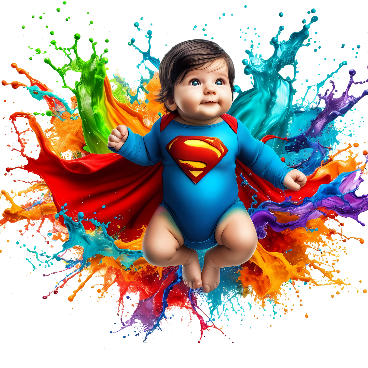 Baby Superhero Graphic Tee for Babies & Toddlers | Bright Graphic Shirt in Multiple Colors