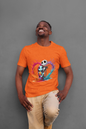 Bold Men’s Graphic T-Shirt – Color Splash Couple Design